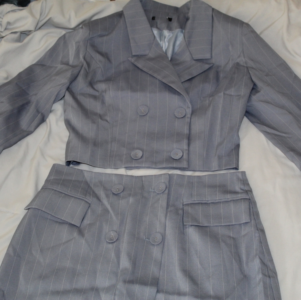 Blazer and Skirt Suit